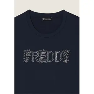 Sweatshirt com logo em terry francês para mulher Freddy image-2