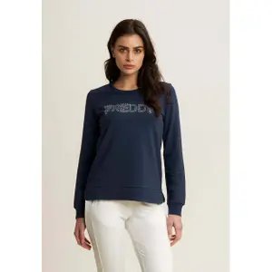 Sweatshirt com logo em terry francês para mulher Freddy image-4