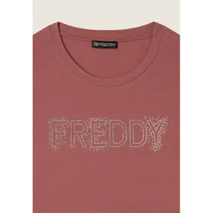 Sweatshirt mit Logo aus French-Terry für Damen Freddy image-2