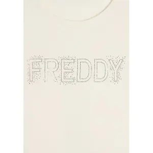 Sweatshirt mit Logo aus French-Terry für Damen Freddy image-2