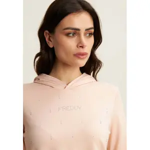 Sudadera con pequeño logo de terry francés para mujer Freddy image-6