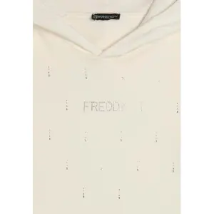 Sudadera con pequeño logo de terry francés para mujer Freddy image-2