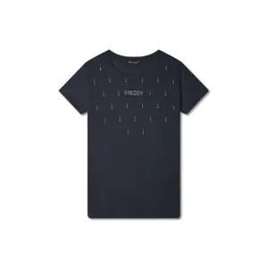 Női pamut póló Freddy College Luxe image-0