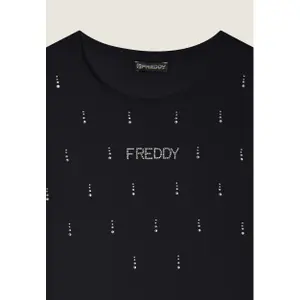 Γυναικείο μπλουζάκι από ζέρσεϊ Freddy College Luxe image-2