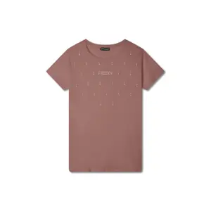 Női pamut póló Freddy College Luxe image-0