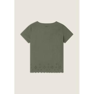 T-shirt com bordado inglês para mulher Freddy image-1