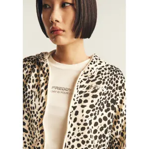 Damen Kapuzensweatshirt mit durchgehendem Reißverschluss aus French Terry Freddy image-5