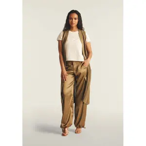 Camiseta corta de jersey para mujer Freddy image-3