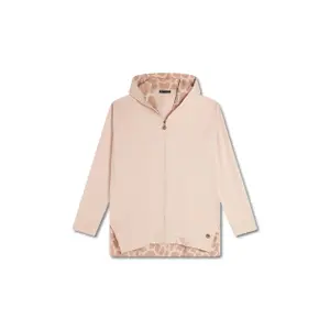 s25wsds7-pa125-kapuzensweatshirt-mit-durchgehendem-reissverschluss-aus-viskose-fur-damen-freddy-sunday-rosa