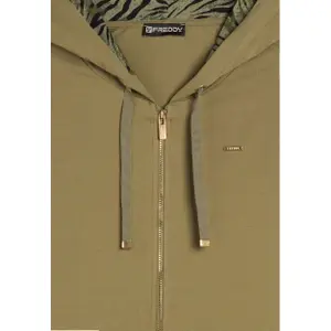 Casaco com capuz com fecho de correr para mulher Freddy image-2