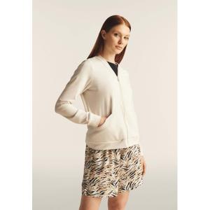 Women's full zip sweatshirt with ribbed collar Freddy image-4