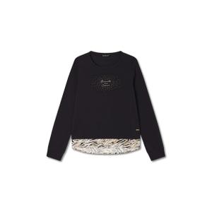 s25wsls4-nan103-damen-sweatshirt-mit-bluse-freddy-black-zebra-animalier