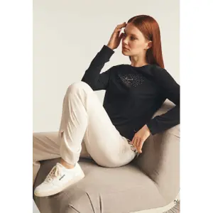 Sweatshirt met blouse voor dames Freddy image-6