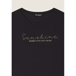 Damen T-Shirt aus Baumwolljersey Freddy Kimono image-2