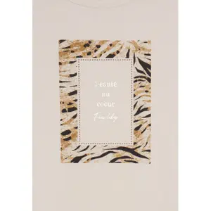 T-Shirt mit Frauenmotiv Freddy Regular Fit image-2