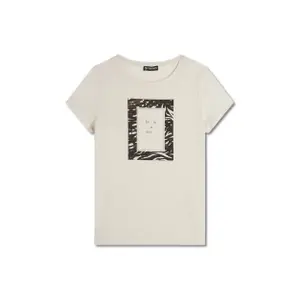 T-Shirt mit Frauenmotiv Freddy Regular Fit image-0