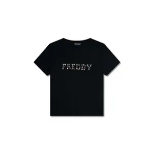 Γυναικείο μπλουζάκι με λεκέδες Freddy Supima image-0
