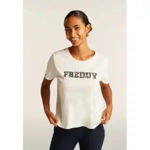 Pöttyös női póló Freddy Supima image-4