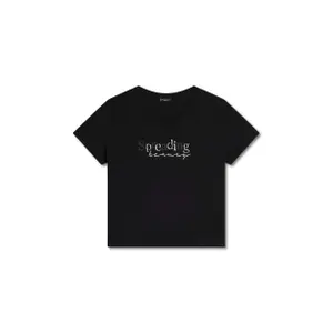 T-shirt με λογότυπο Spreading Love για γυναίκες Freddy Supima image-0