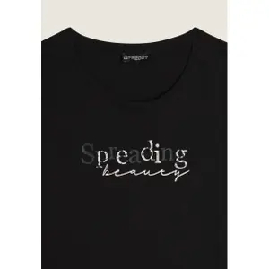 T-shirt με λογότυπο Spreading Love για γυναίκες Freddy Supima image-2