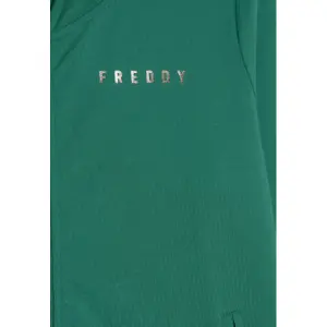 Sudadera con cremallera completa y cuello alto mujer Freddy Evolution Pesante image-2