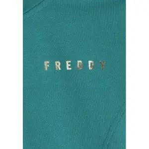 Women's full zip turtleneck sweatshirt Freddy Evolution Pesante image-2