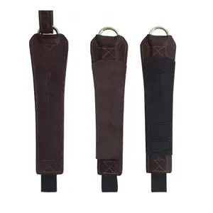 Etrivières équitation cuir Freejump Pro Grip 2023 image-3