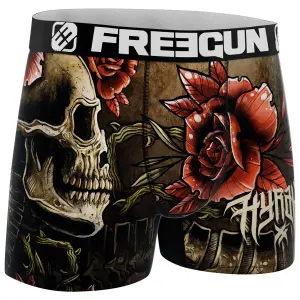 Calções boxer Freegun Hyraw - Skull and Roses image-2