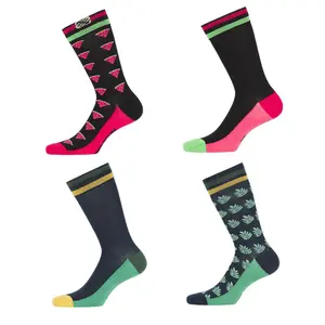 Chaussettes de ville fantaisie Freegun Fruts (x4) image-1