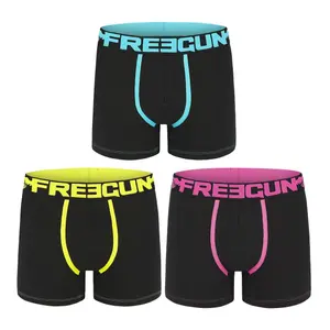 Boxer en coton uni Freegun (x3) image-0