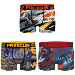 Boxer imprimé ski de sport d'hiver Freegun (x3) image-0