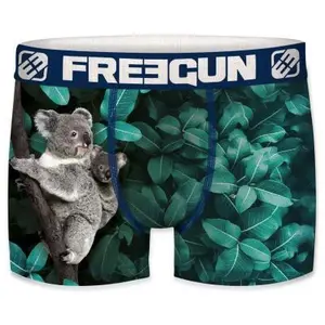 Boxer en polyester recyclé imprimé animaux tropiques Freegun (x4) image-1