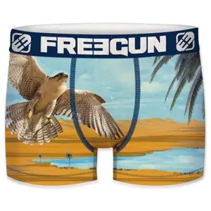 Boxer en polyester recyclé imprimé animaux tropiques Freegun (x4) image-2