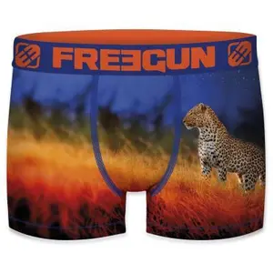 Boxer en polyester recyclé imprimé animaux tropiques Freegun (x4) image-3