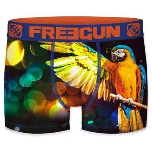 Boxer en polyester recyclé imprimé animaux tropiques Freegun (x4) image-4