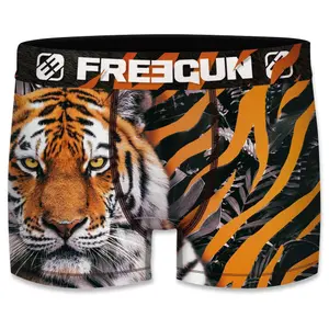 Lot de 2 boxers en polyester recyclé imprimé sauvages Freegun image-1