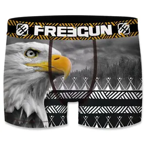 Lot de 2 boxers en polyester recyclé imprimé sauvages Freegun image-2