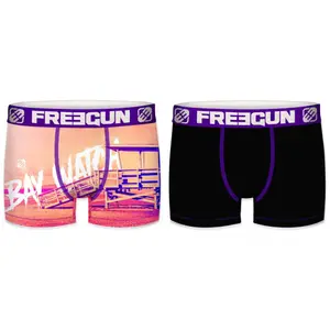 Children's boxer shorts Freegun Summer Surf Vibes Bay Watch (x2) image-0
