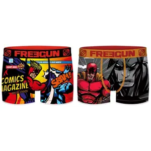 Set of 2 children's boxers Freegun Geek comic image-0