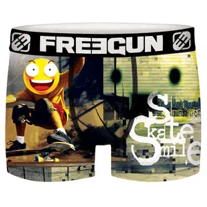 Children's boxer shorts Freegun Emotik fun (x4) image-1
