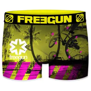 Children's boxer shorts Freegun Fluo Summer (x4) image-1