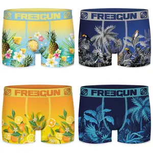 Children's boxer shorts Freegun Fluo Summer (x4) image-0