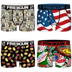 Children's boxer shorts Freegun Best of anniversary usa (x4) image-0