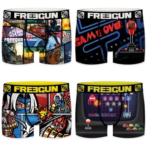 Children's boxer shorts Freegun Geek gaming (x4) image-0