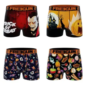 Children's boxer shorts Freegun Halloween (x4) image-0