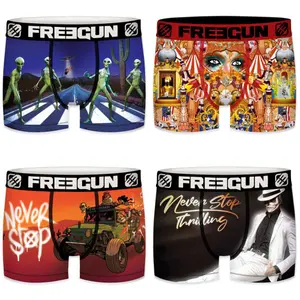 Children's boxer shorts Freegun Illyminaty (x4) image-0