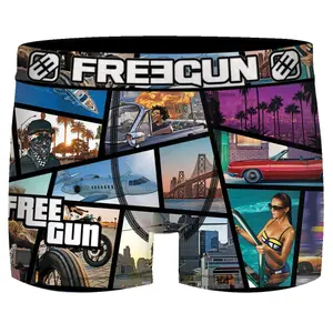 Children's boxer shorts Freegun Dual subli street (x5) image-5