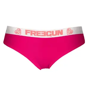 Set of 2 plain cotton boxers for girls Freegun image-1