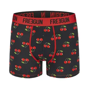 Boxer en coton imprimé bio fruits Freegun (x4) image-3