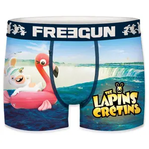 Children's boxer shorts Freegun Lapins Crétins Water image-0